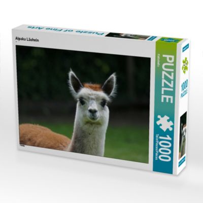 CALVENDO® Puzzle CALVENDO Puzzle Alpaka Lächeln 1000 Teile Foto-Puzzle für glückliche Stunden
