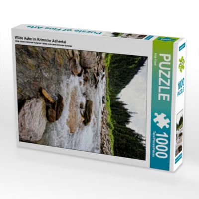CALVENDO® Puzzle CALVENDO Puzzle Wilde Ache im Krimmler Achental 1000 Teile Foto-Puzzle für glückliche Stunden