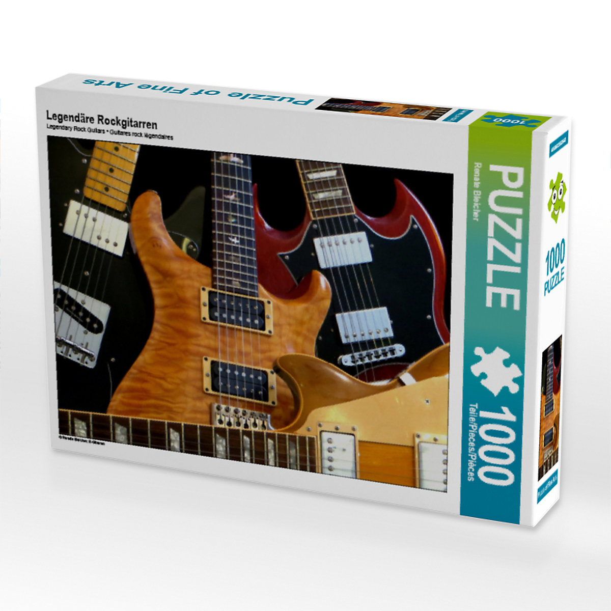CALVENDO® Puzzle CALVENDO Puzzle Legendäre Rockgitarren 1000 Teile Foto-Puzzle für glückliche Stunden
