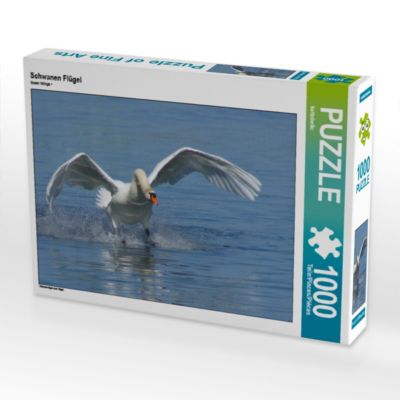 CALVENDO® Puzzle CALVENDO Puzzle Schwanen Flügel 1000 Teile Foto-Puzzle für glückliche Stunden