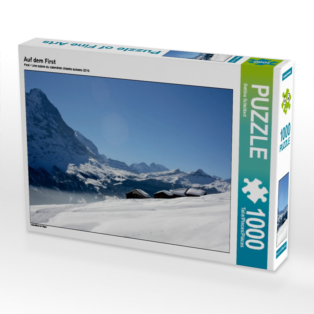 CALVENDO® Puzzle CALVENDO Puzzle Auf dem First 1000 Teile Foto-Puzzle für glückliche Stunden