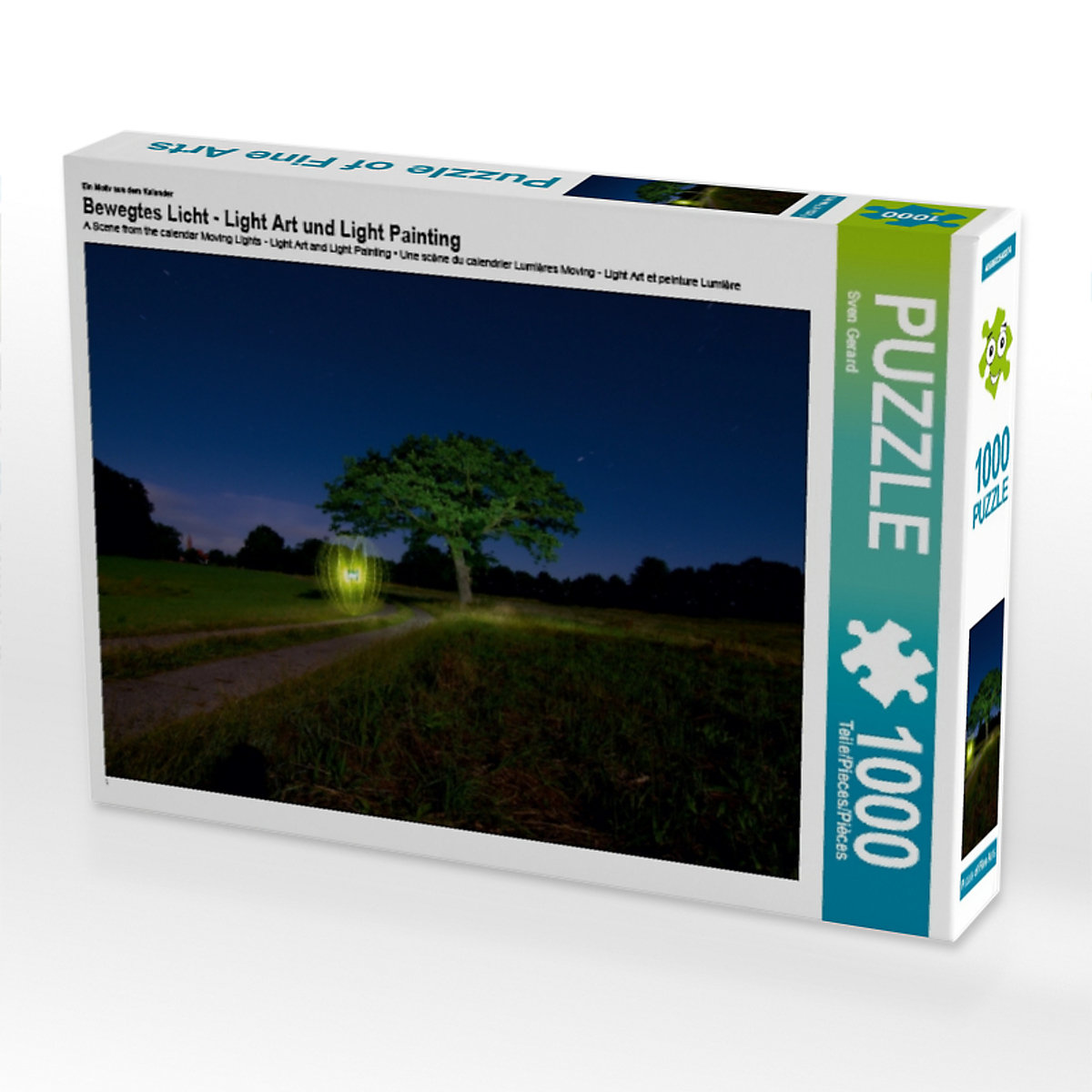 CALVENDO® Puzzle CALVENDO Puzzle Bewegtes Licht Light Art und Light Painting 1000 Teile Foto-Puzzle für glückliche Stunden