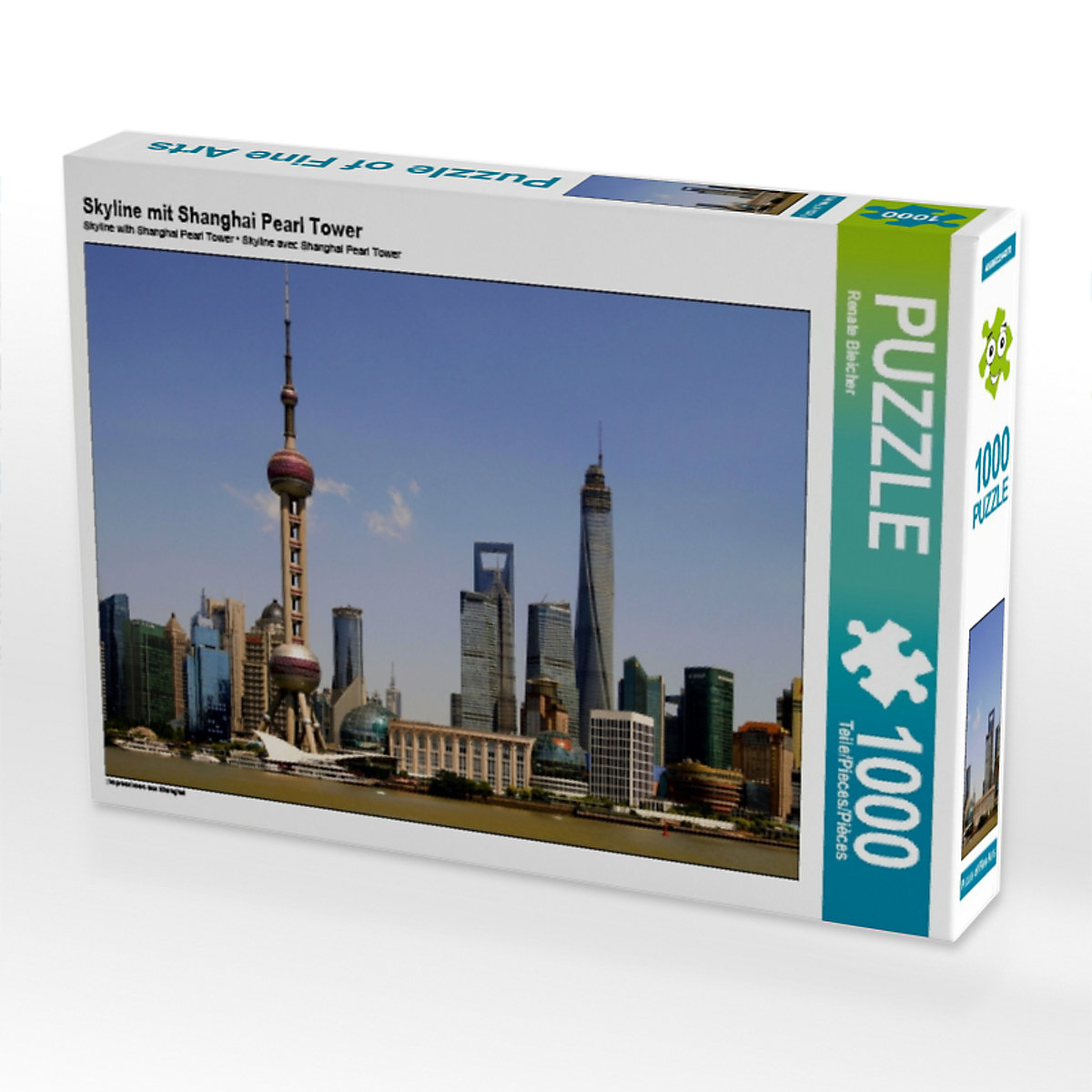 CALVENDO® Puzzle CALVENDO Puzzle Skyline mit Shanghai Pearl Tower 1000 Teile Foto-Puzzle für glückliche Stunden