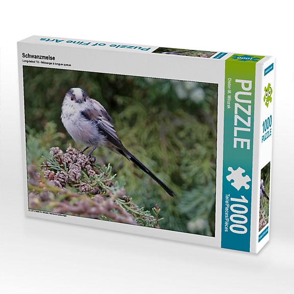 Puzzle CALVENDO Puzzle Schwanzmeise - 1000 Teile Foto-Puzzle für glückliche Stunden