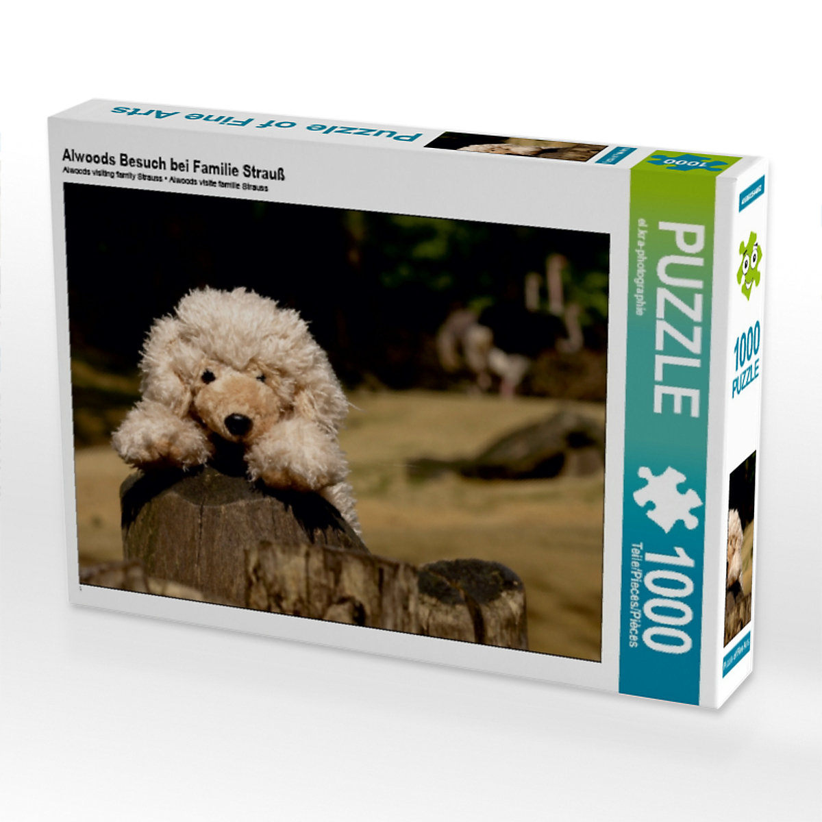 CALVENDO® Puzzle CALVENDO Puzzle Alwoods Besuch bei Familie Strauß 1000 Teile Foto-Puzzle für glückliche Stunden