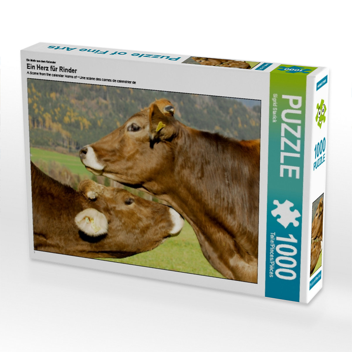 CALVENDO® Puzzle CALVENDO Puzzle Ein Herz für Rinder 1000 Teile Foto-Puzzle für glückliche Stunden