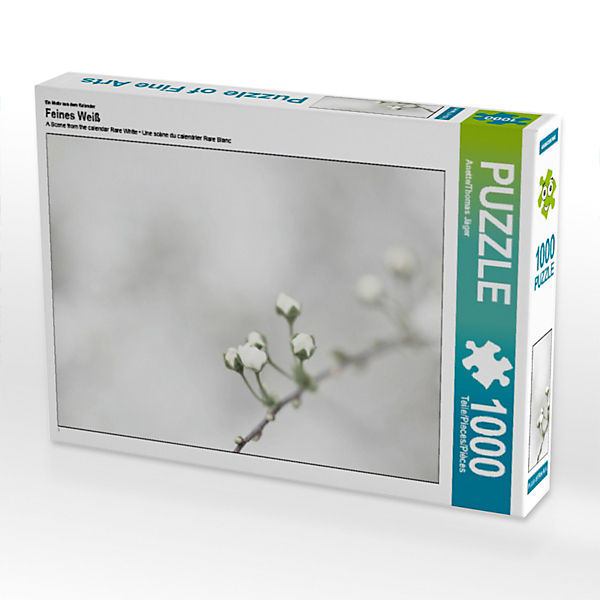 Puzzle CALVENDO Puzzle Feines Weiß - 1000 Teile Foto-Puzzle für glückliche Stunden