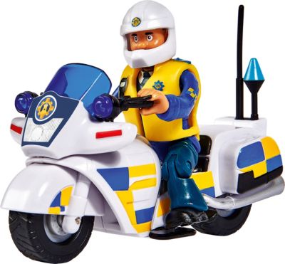 Feuerwehrmann Sam Polizei Motorrad mit Figur 2