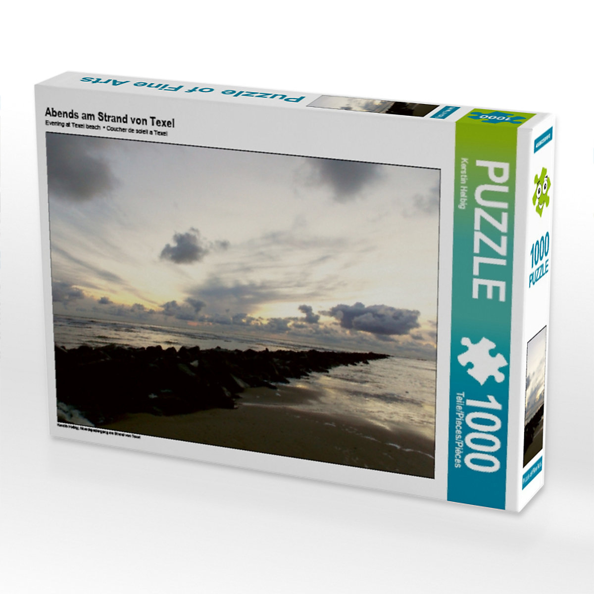 CALVENDO® Puzzle CALVENDO Puzzle Abends am Strand von Texel 1000 Teile Foto-Puzzle für glückliche Stunden