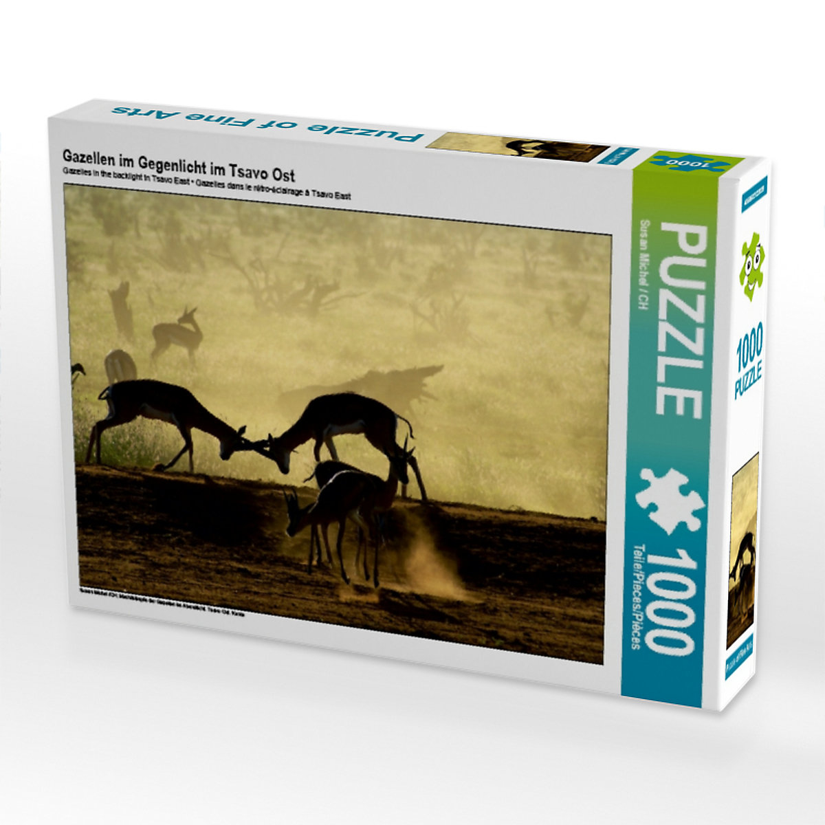 CALVENDO® Puzzle CALVENDO Puzzle Gazellen im Gegenlicht im Tsavo Ost 1000 Teile Foto-Puzzle für glückliche Stunden CALVENDO® Puzzle CALVENDO Puzzle Gazellen im Gegenlicht im Tsavo Ost 1000 Teile Foto-Puzzle für glückliche Stunden