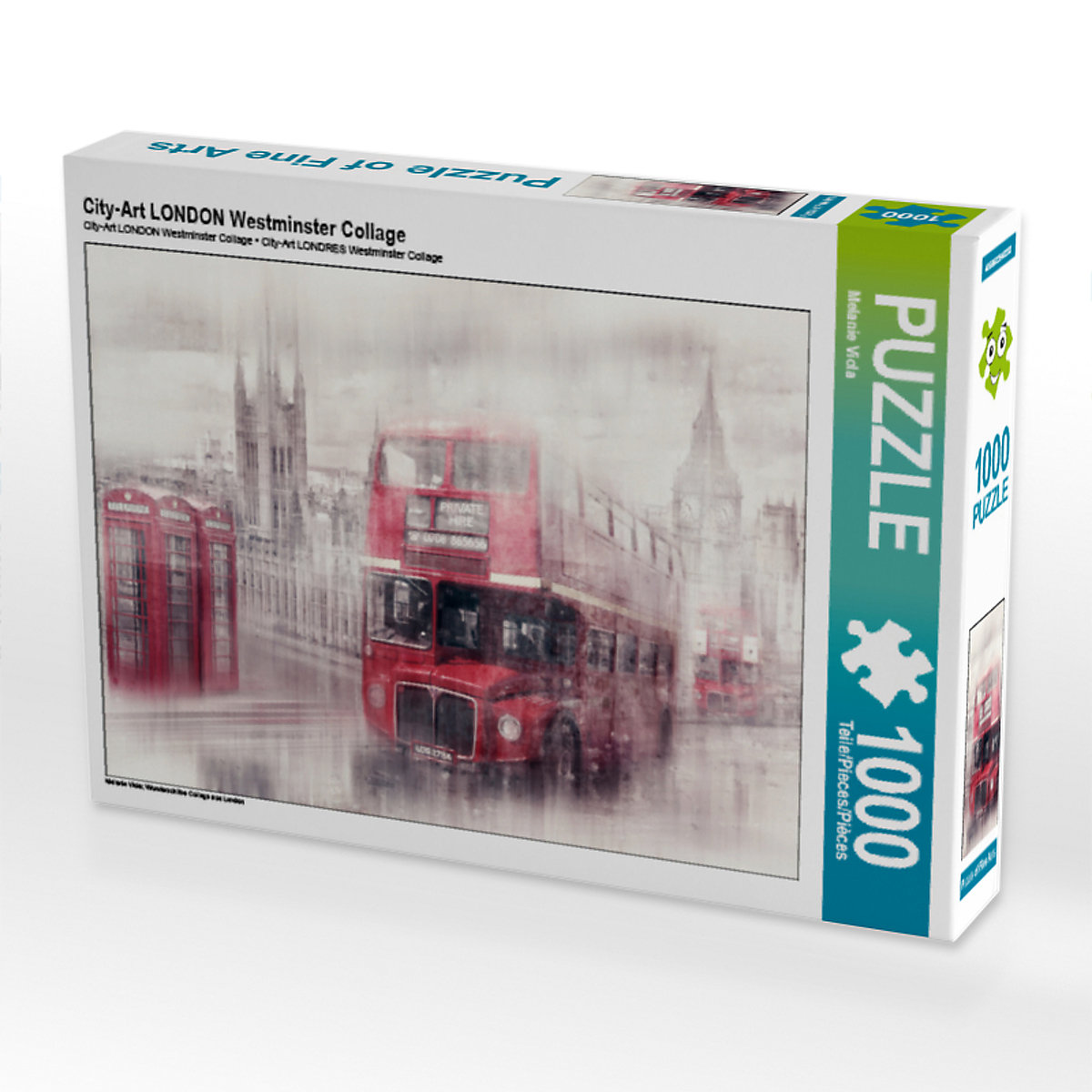 CALVENDO® Puzzle CALVENDO Puzzle City-Art LONDON Westminster Collage 1000 Teile Foto-Puzzle für glückliche Stunden