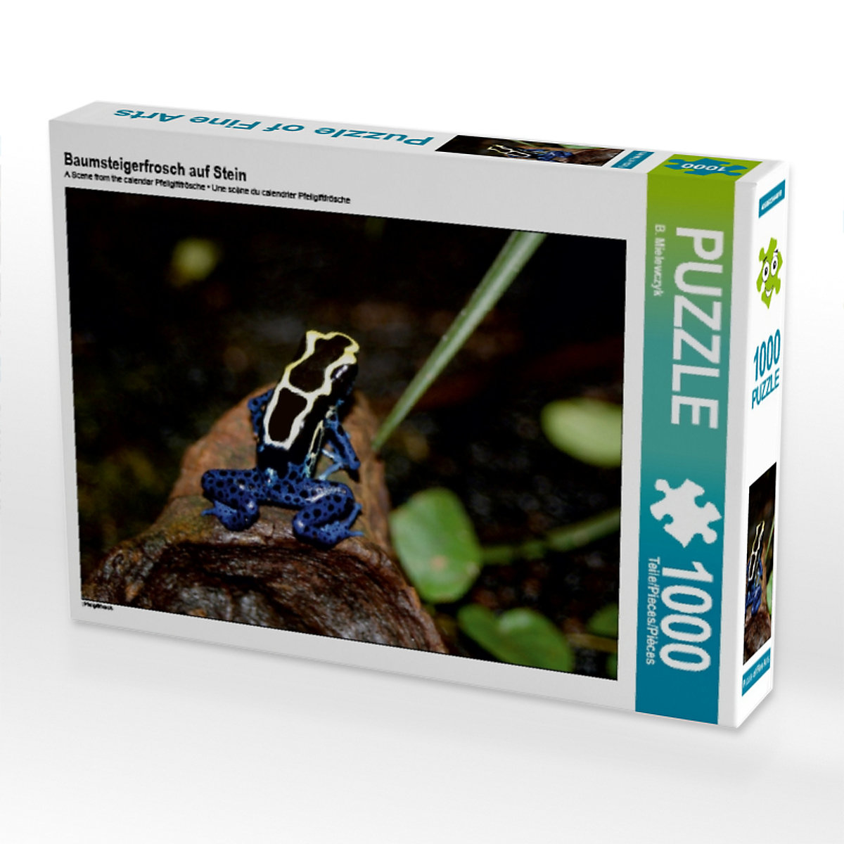 CALVENDO® Puzzle CALVENDO Puzzle Baumsteigerfrosch auf Stein 1000 Teile Foto-Puzzle für glückliche Stunden