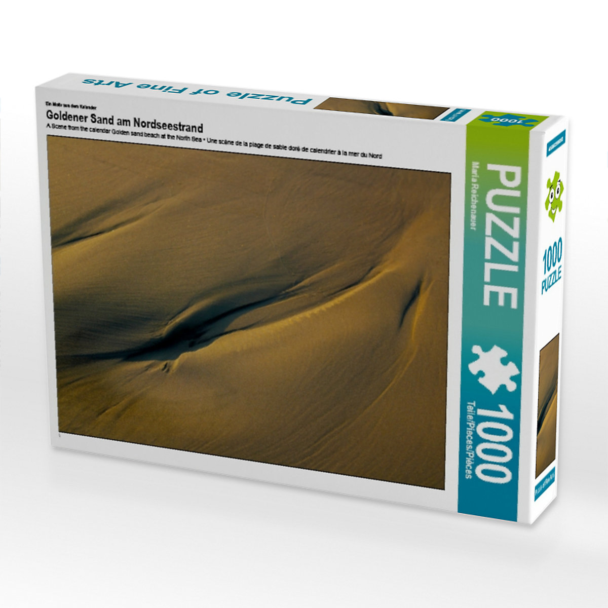 CALVENDO® Puzzle CALVENDO Puzzle Goldener Sand am Nordseestrand 1000 Teile Foto-Puzzle für glückliche Stunden