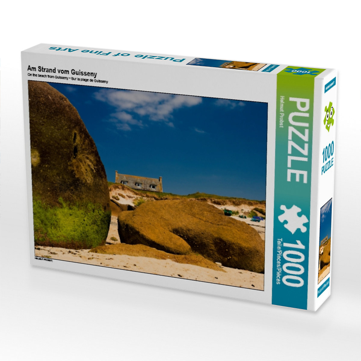 CALVENDO® Puzzle CALVENDO Puzzle Am Strand vom Guisseny 1000 Teile Foto-Puzzle für glückliche Stunden