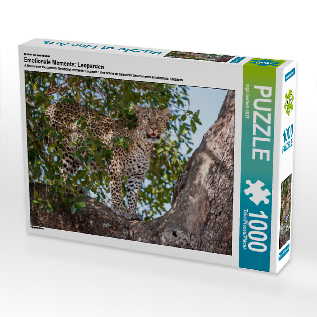 CALVENDO® Puzzle CALVENDO Puzzle Emotionale Momente: Leoparden 1000 Teile Foto-Puzzle für glückliche Stunden