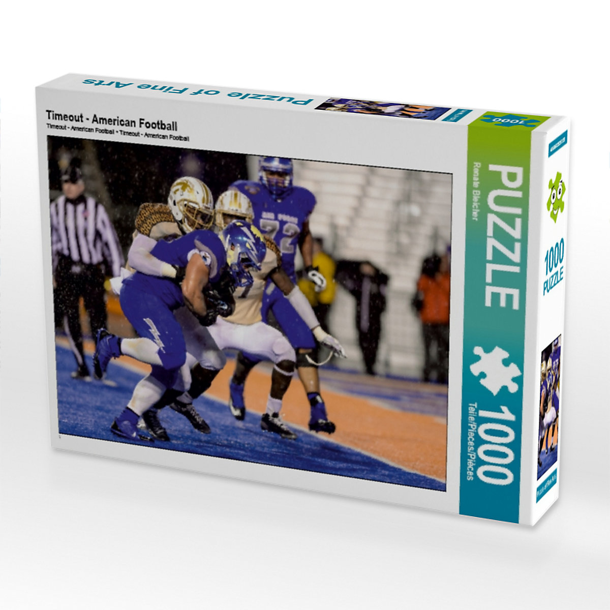 CALVENDO® Puzzle CALVENDO Puzzle Timeout American Football 1000 Teile Foto-Puzzle für glückliche Stunden