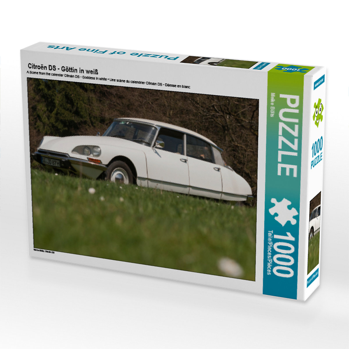 CALVENDO® Puzzle CALVENDO Puzzle Citroën DS Göttin in weiß 1000 Teile Foto-Puzzle für glückliche Stunden