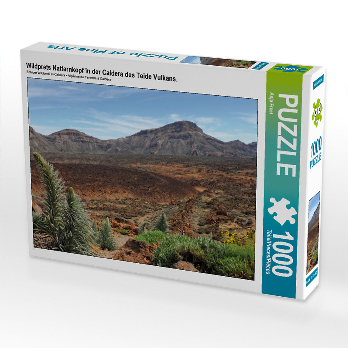 CALVENDO® Puzzle CALVENDO Puzzle Wildprets Natternkopf in der Caldera des Teide Vulkans. 1000 Teile Foto-Puzzle für glückliche Stunden