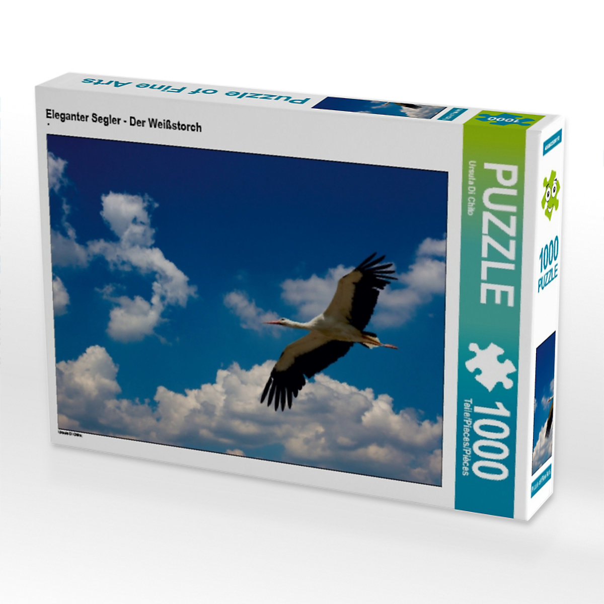 CALVENDO® Puzzle CALVENDO Puzzle Eleganter Segler Der Weißstorch 1000 Teile Foto-Puzzle für glückliche Stunden