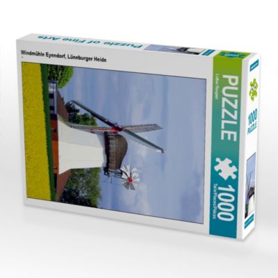 CALVENDO® Puzzle CALVENDO Puzzle Windmühle Eyendorf Lüneburger Heide 1000 Teile Foto-Puzzle für glückliche Stunden