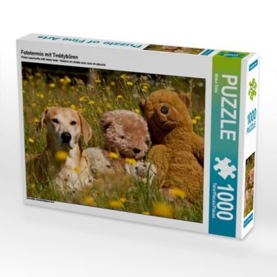 CALVENDO® Puzzle CALVENDO Puzzle Fototermin mit Teddybären 1000 Teile Foto-Puzzle für glückliche Stunden