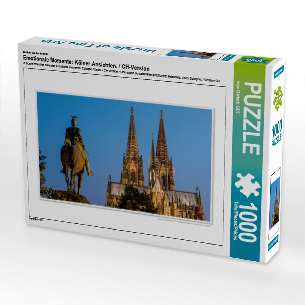 CALVENDO® Puzzle CALVENDO Puzzle Emotionale Momente: Kölner Ansichten. / CH-Version 1000 Teile Foto-Puzzle für glückliche Stunden