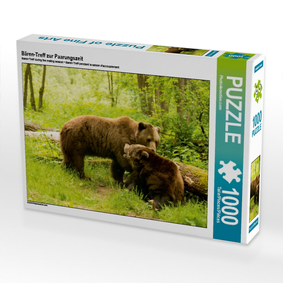 CALVENDO® Puzzle CALVENDO Puzzle Bären-Treff zur Paarungszeit 1000 Teile Foto-Puzzle für glückliche Stunden