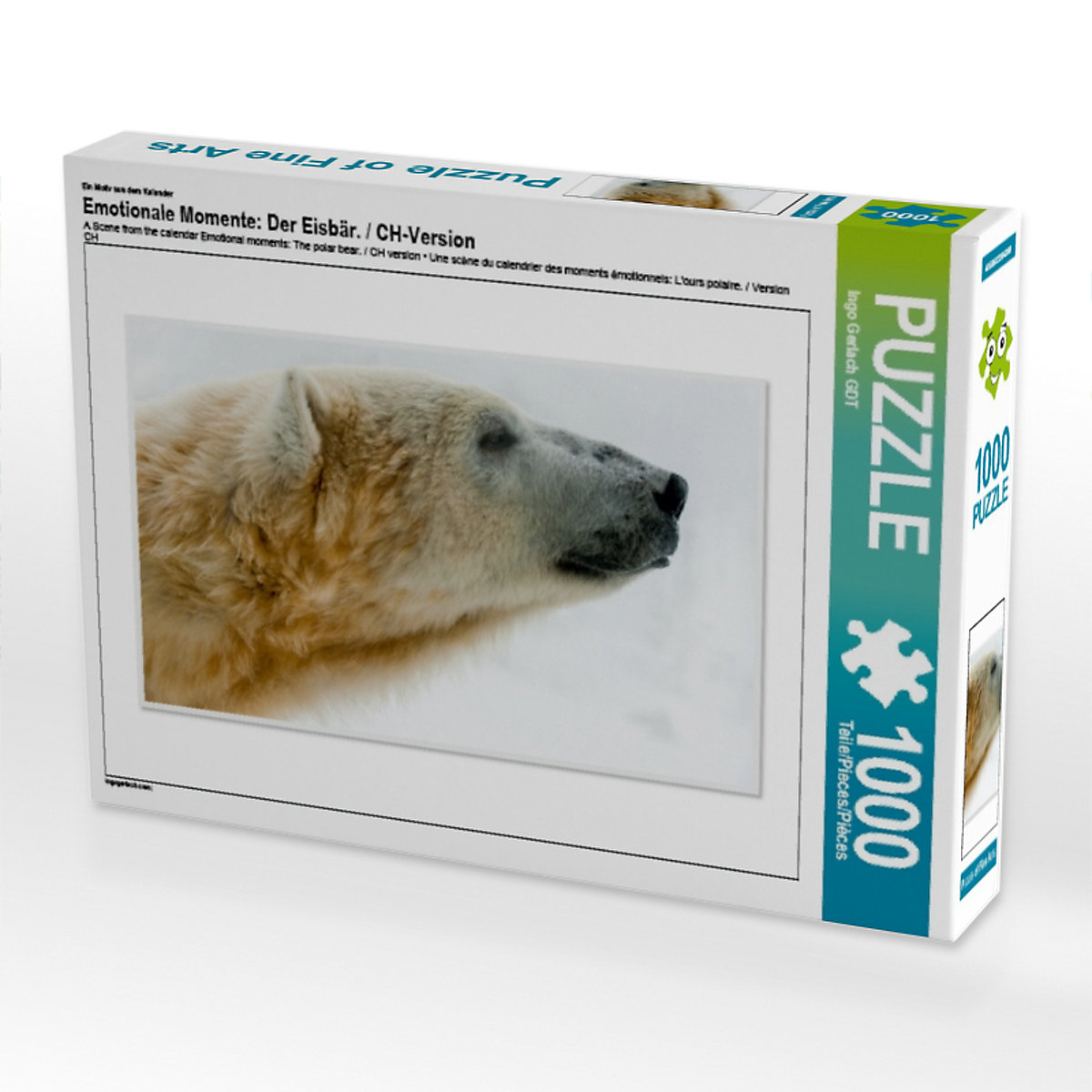 CALVENDO® Puzzle CALVENDO Puzzle Emotionale Momente: Der Eisbär. / CH-Version 1000 Teile Foto-Puzzle für glückliche Stunden