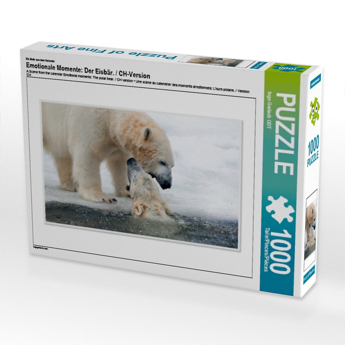 CALVENDO® Puzzle CALVENDO Puzzle Emotionale Momente: Der Eisbär. / CH-Version 1000 Teile Foto-Puzzle für glückliche Stunden CALVENDO® Puzzle CALVENDO Puzzle Emotionale Momente: Der Eisbär. / CH-Version 1000 Teile Foto-Puzzle für glückliche Stunden