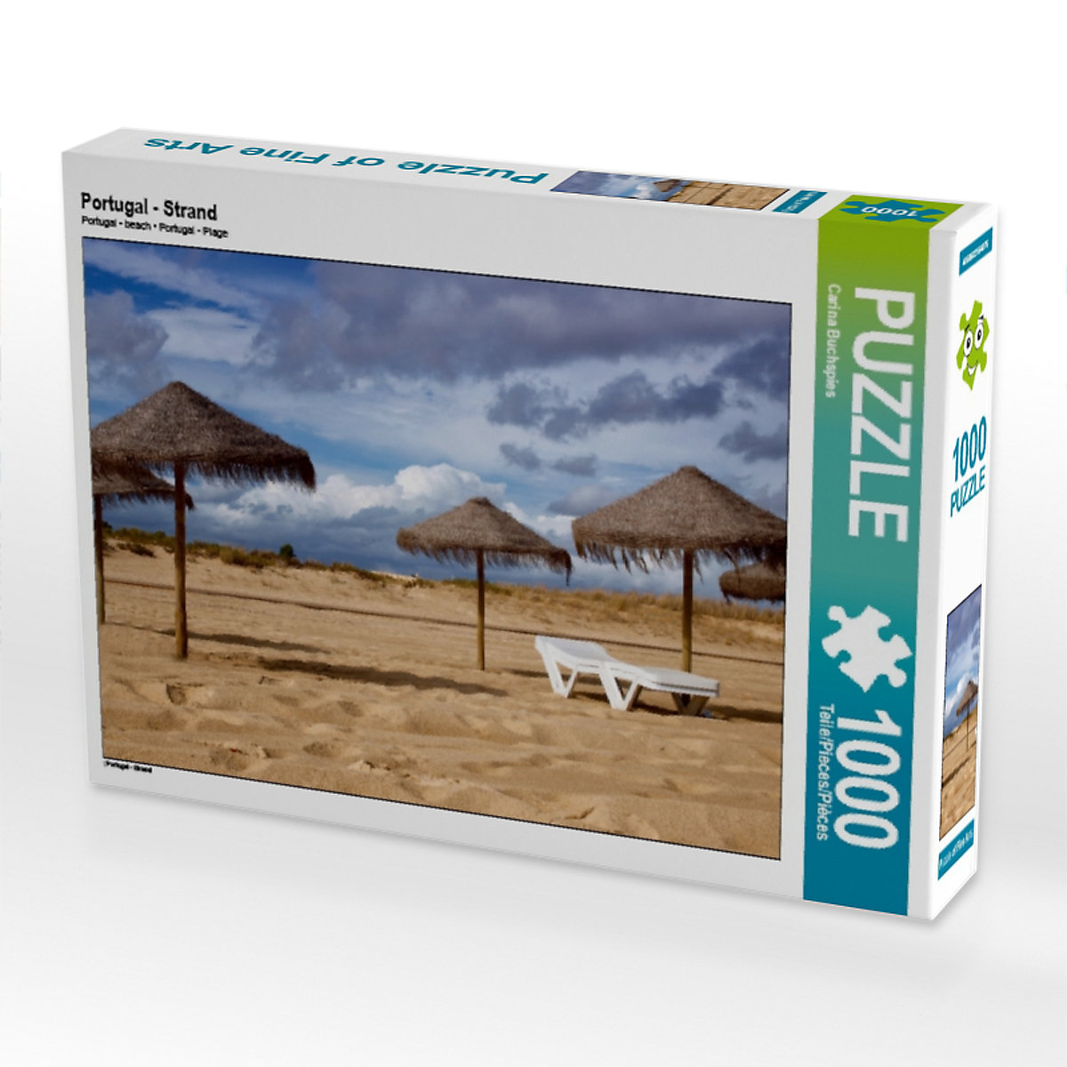 CALVENDO® Puzzle CALVENDO Puzzle Portugal Strand 1000 Teile Foto-Puzzle für glückliche Stunden