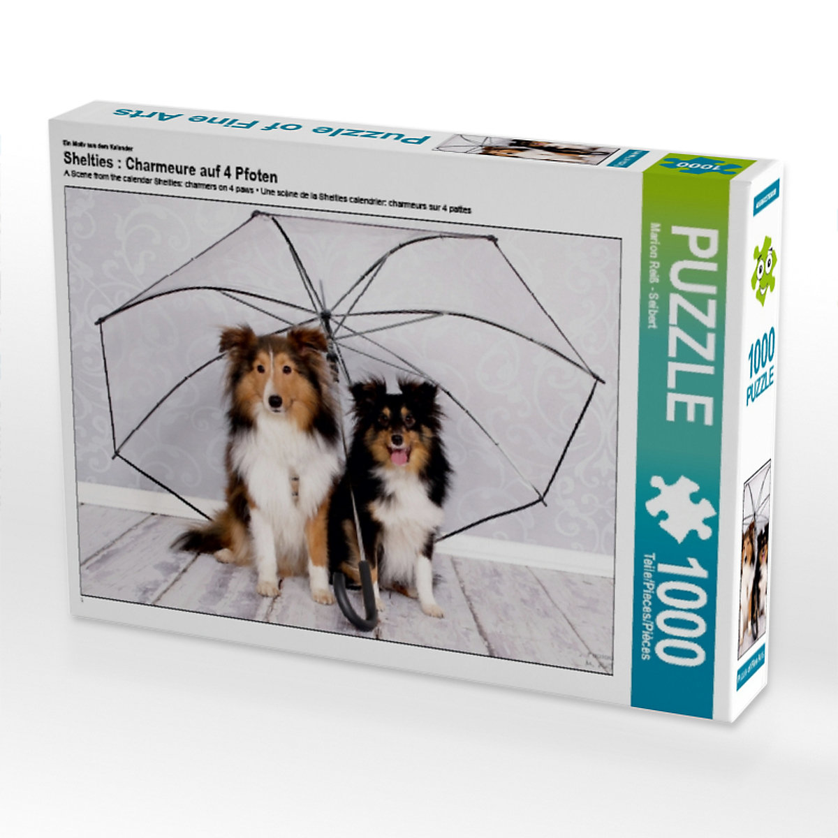 CALVENDO® Puzzle CALVENDO Puzzle Shelties : Charmeure auf 4 Pfoten 1000 Teile Foto-Puzzle für glückliche Stunden