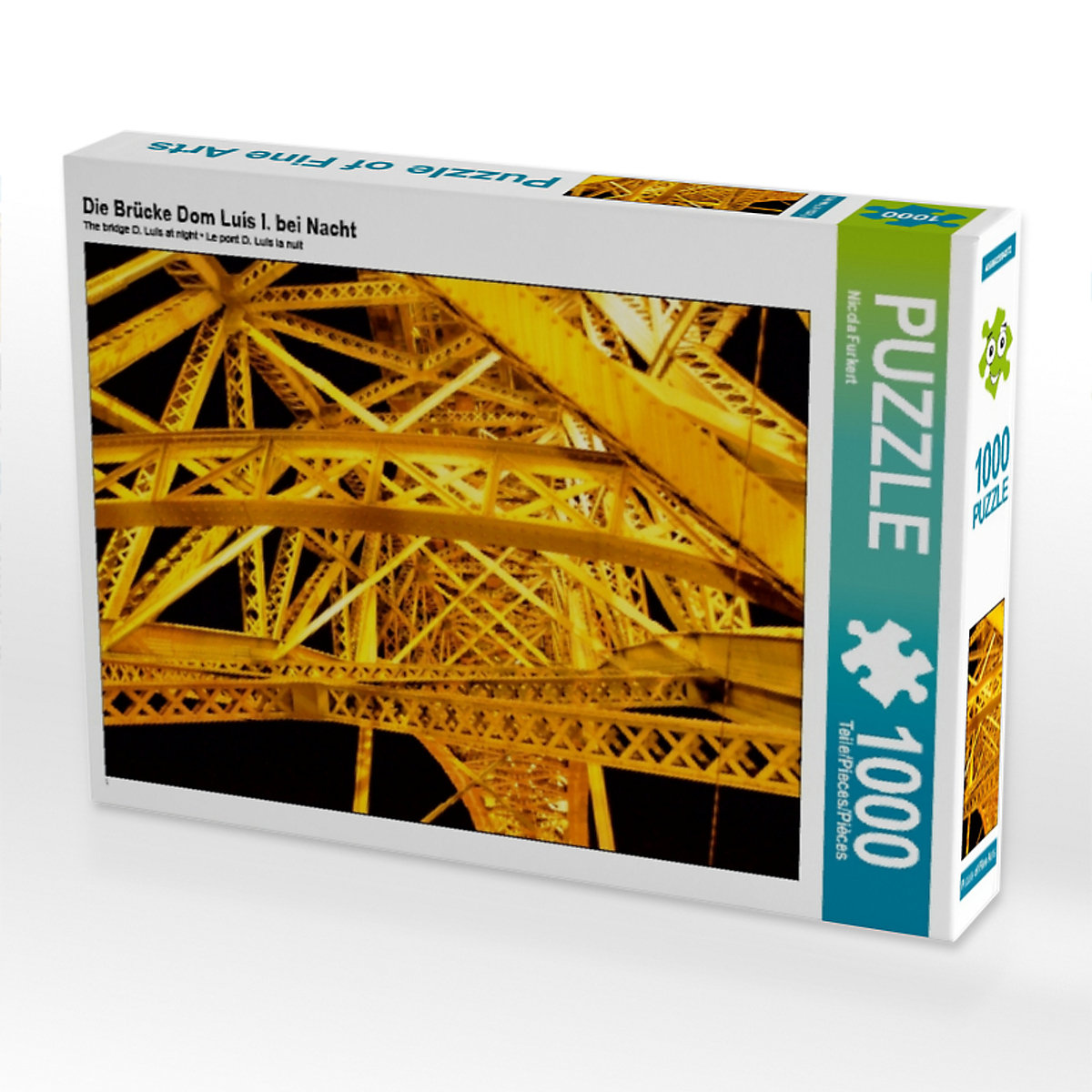 CALVENDO® Puzzle CALVENDO Puzzle Die Brücke Dom Luís I. bei Nacht 1000 Teile Foto-Puzzle für glückliche Stunden GB12303