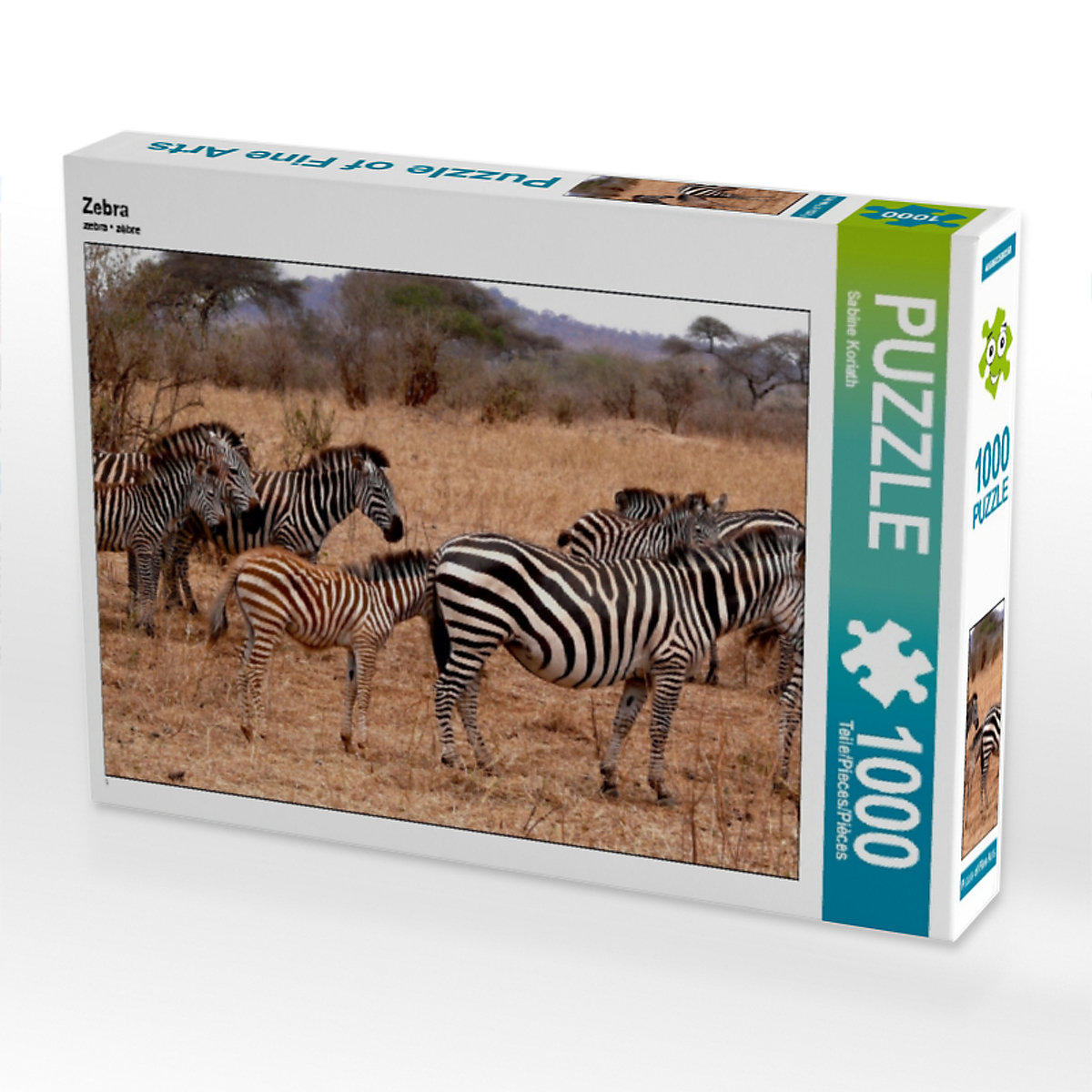 CALVENDO® Puzzle CALVENDO Puzzle Zebra 1000 Teile Foto-Puzzle für glückliche Stunden