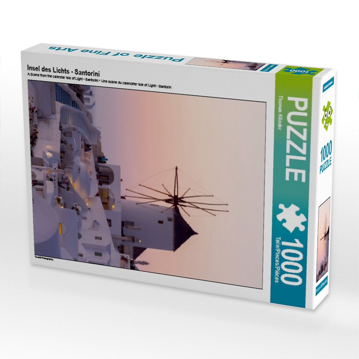 CALVENDO® Puzzle CALVENDO Puzzle Insel des Lichts Santorini 1000 Teile Foto-Puzzle für glückliche Stunden