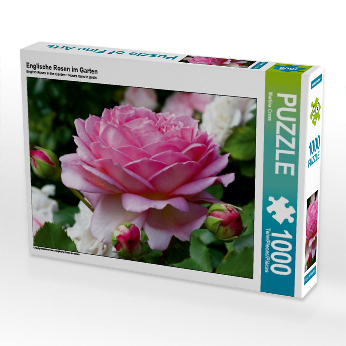 CALVENDO® Puzzle CALVENDO Puzzle Englische Rosen im Garten 1000 Teile Foto-Puzzle für glückliche Stunden