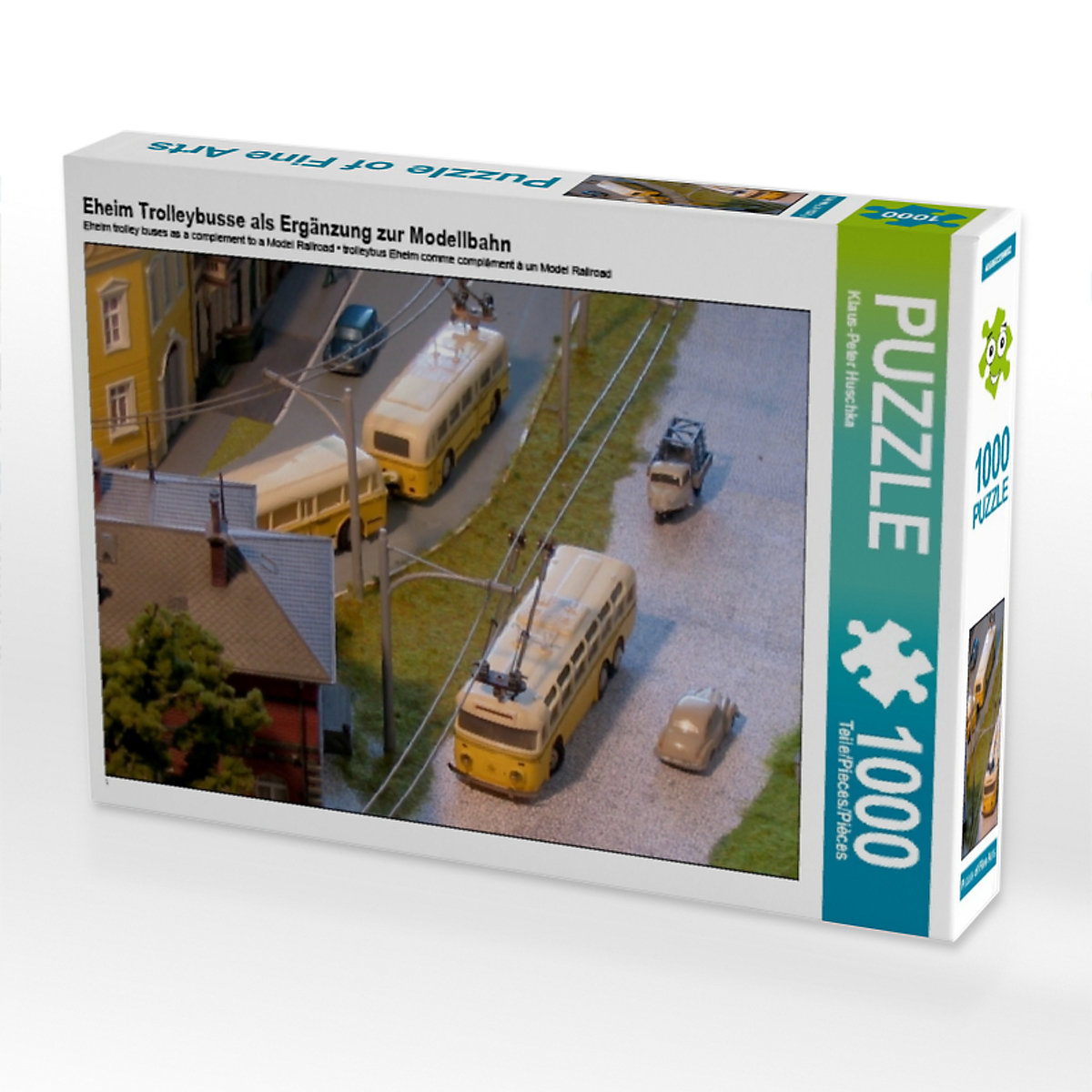 CALVENDO® Puzzle CALVENDO Puzzle Eheim Trolleybusse als Ergänzung zur Modellbahn 1000 Teile Foto-Puzzle für glückliche Stunden