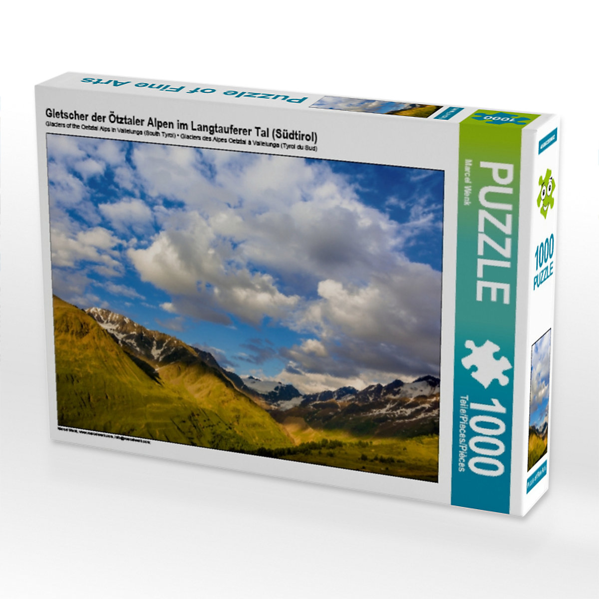 CALVENDO® Puzzle CALVENDO Puzzle Gletscher der Ötztaler Alpen im Langtauferer Tal (Südtirol) 1000 Teile Foto-Puzzle für glückliche Stunden
