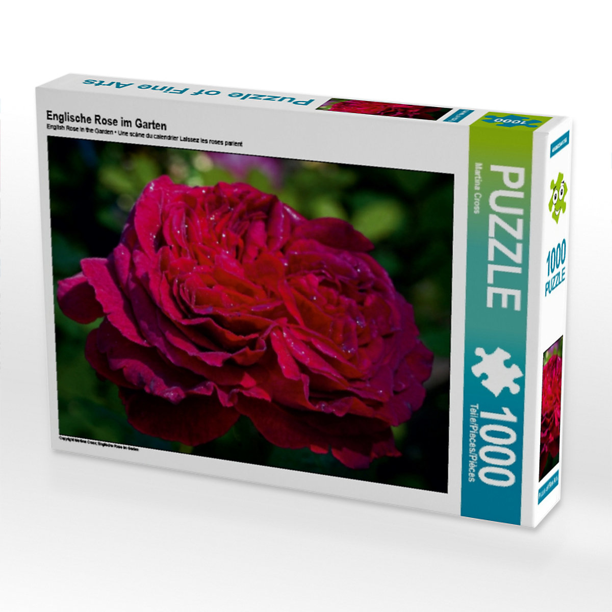 CALVENDO® Puzzle CALVENDO Puzzle Englische Rose im Garten 1000 Teile Foto-Puzzle für glückliche Stunden
