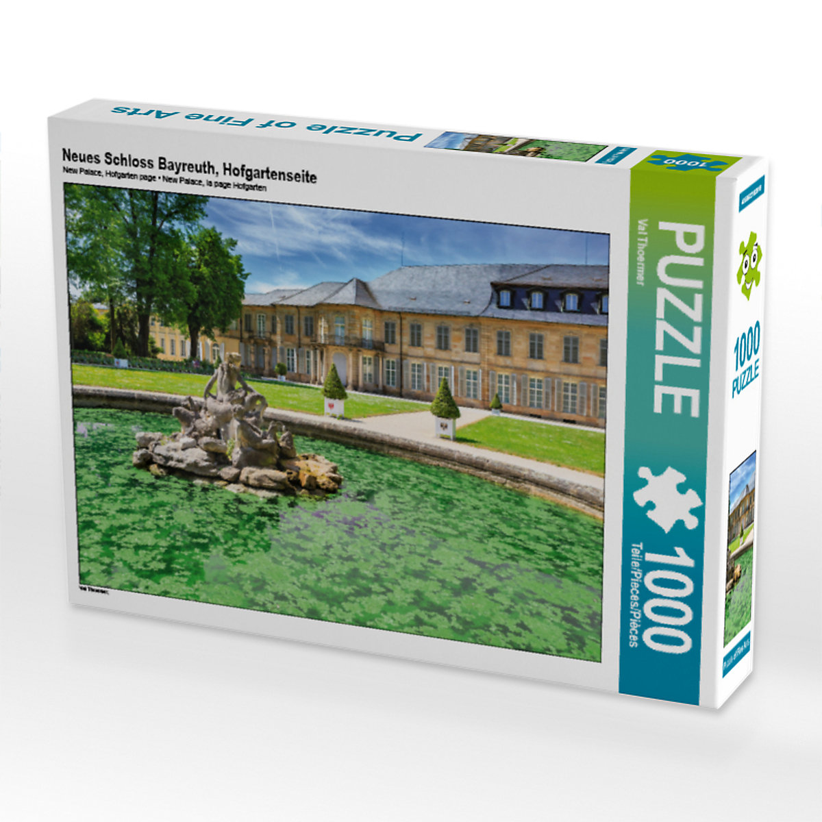 CALVENDO® Puzzle CALVENDO Puzzle Neues Schloss Bayreuth Hofgartenseite 1000 Teile Foto-Puzzle für glückliche Stunden