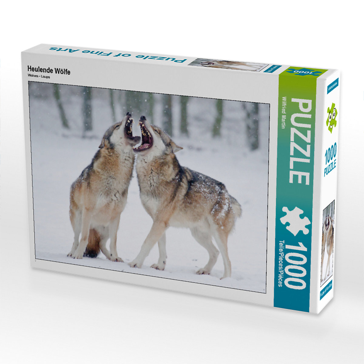 CALVENDO® Puzzle CALVENDO Puzzle Heulende Wölfe 1000 Teile Foto-Puzzle für glückliche Stunden