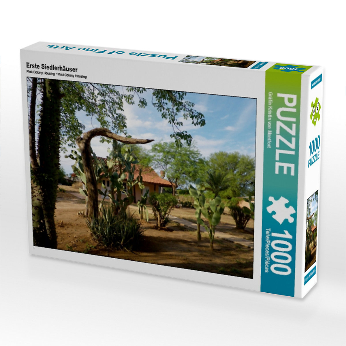 CALVENDO® Puzzle CALVENDO Puzzle Erste Siedlerhäuser 1000 Teile Foto-Puzzle für glückliche Stunden