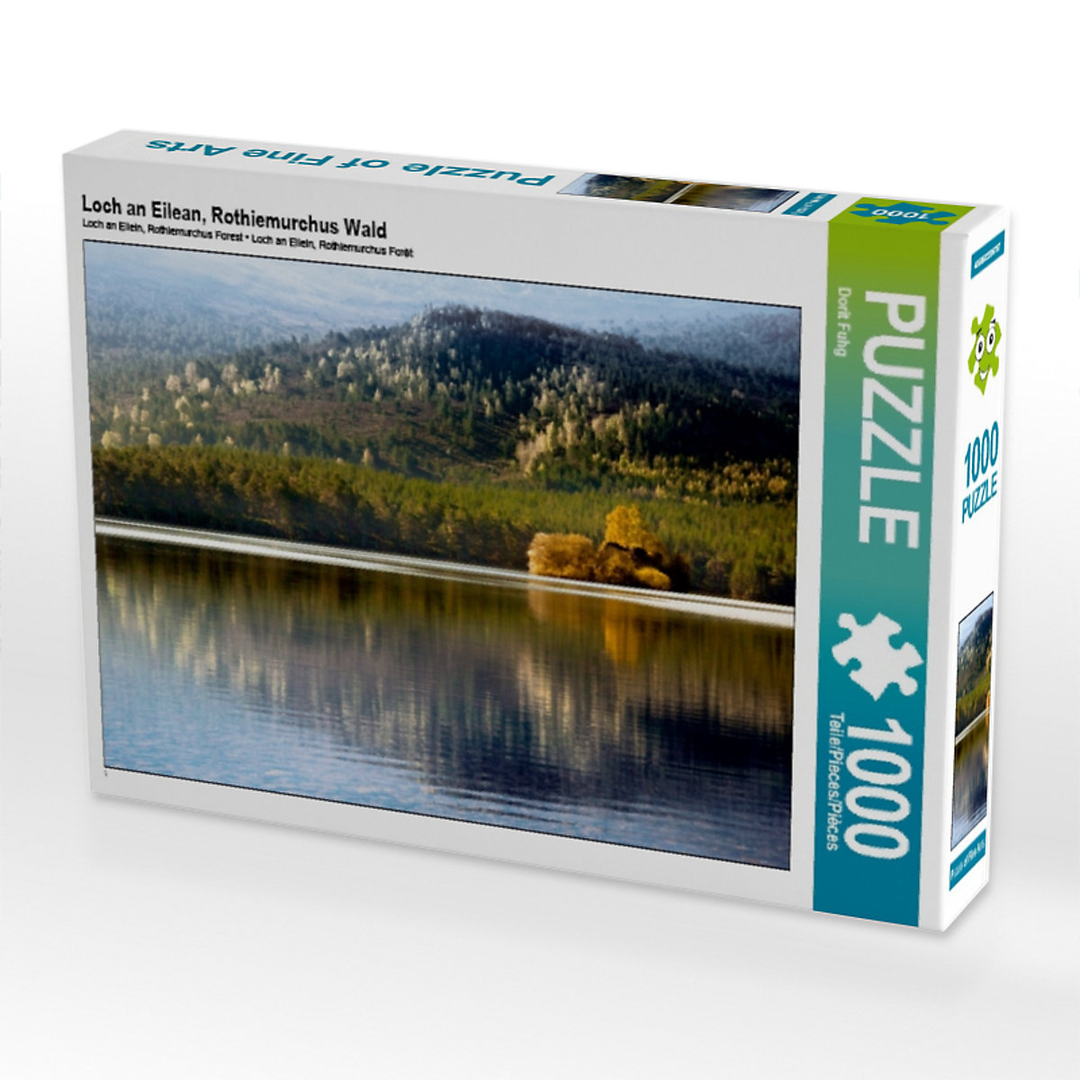 CALVENDO® Puzzle CALVENDO Puzzle Loch an Eilean Rothiemurchus Wald 1000 Teile Foto-Puzzle für glückliche Stunden