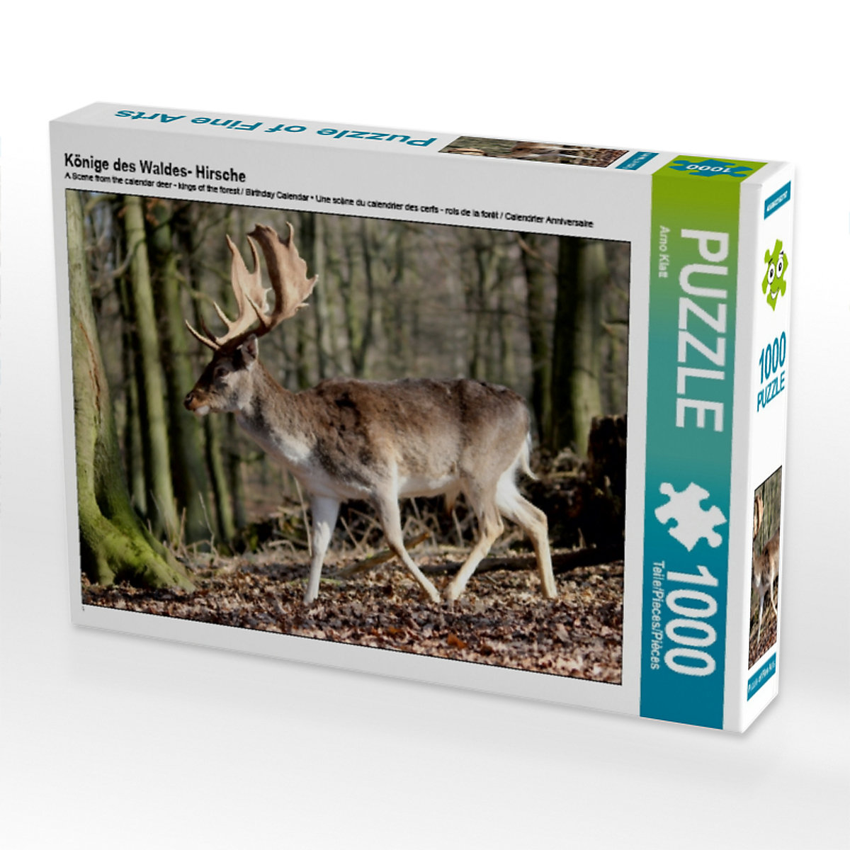 CALVENDO® Puzzle CALVENDO Puzzle Könige des Waldes- Hirsche 1000 Teile Foto-Puzzle für glückliche Stunden