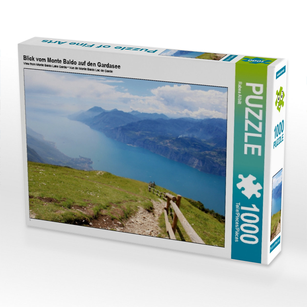 CALVENDO® Puzzle CALVENDO Puzzle Blick vom Monte Baldo auf den Gardasee 1000 Teile Foto-Puzzle für glückliche Stunden