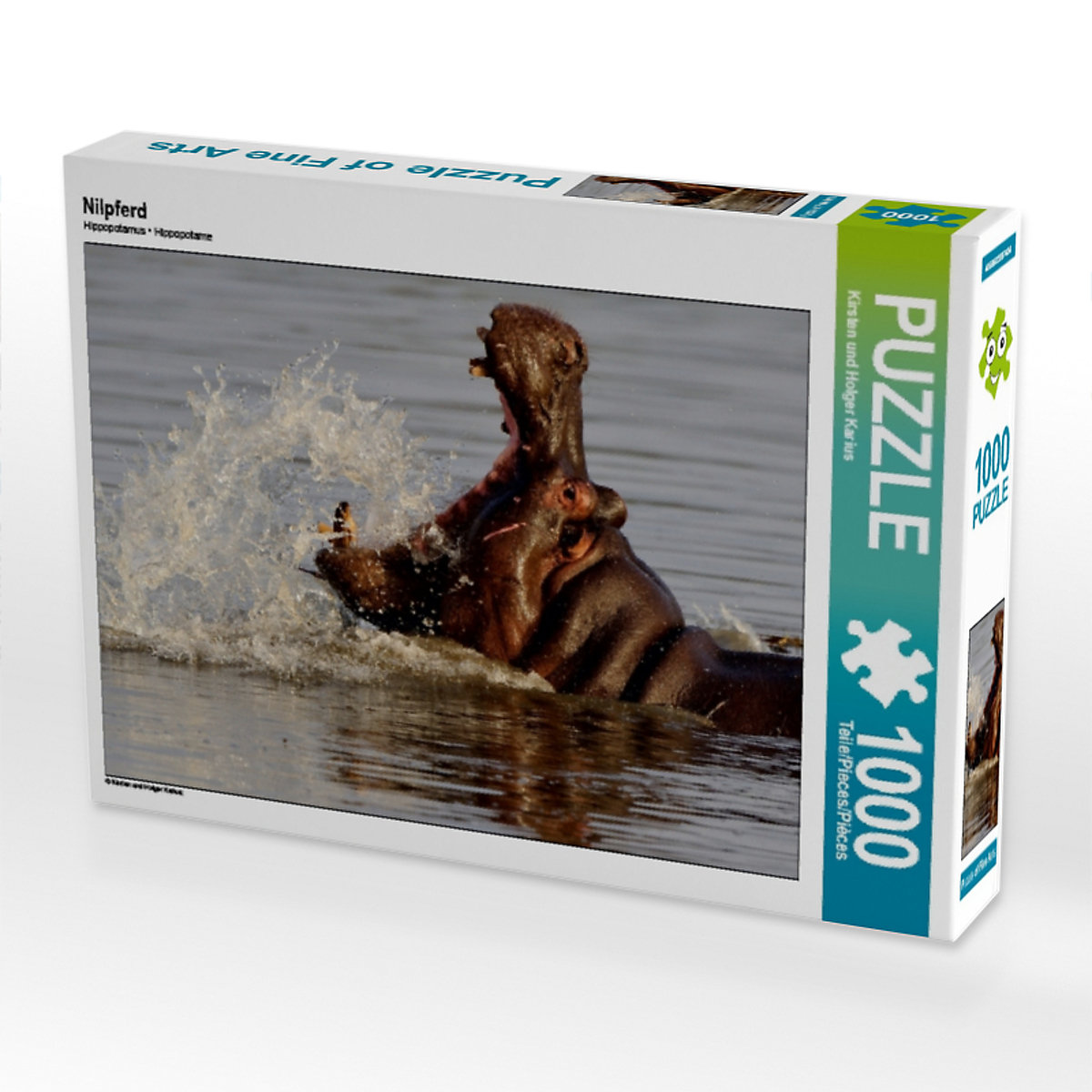 CALVENDO® Puzzle CALVENDO Puzzle Nilpferd 1000 Teile Foto-Puzzle für glückliche Stunden