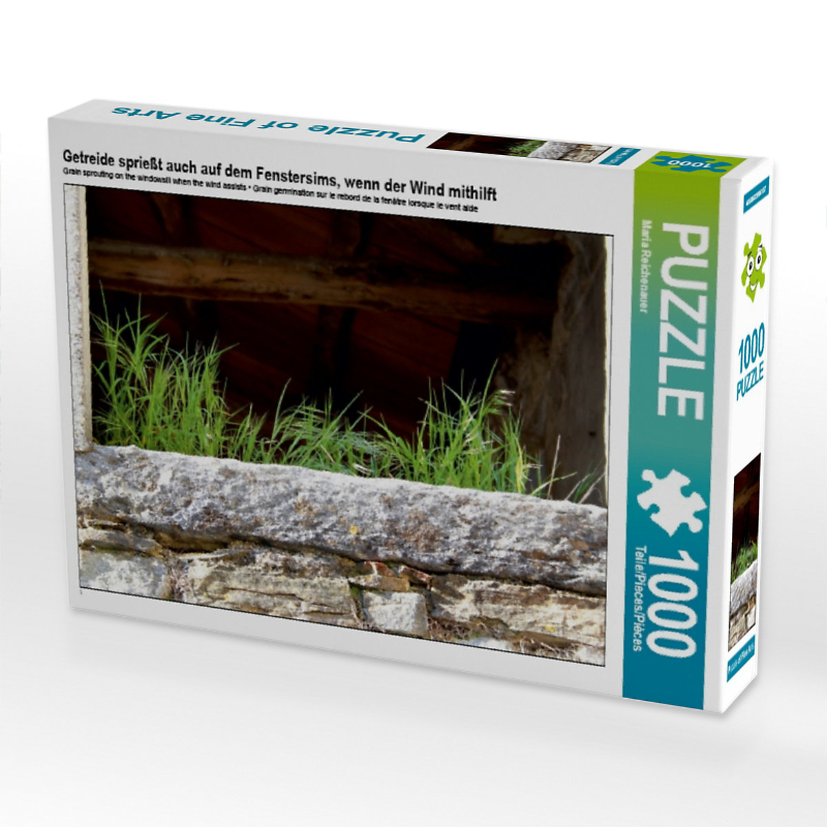 CALVENDO® Puzzle CALVENDO Puzzle Getreide sprießt auch auf dem Fenstersims wenn der Wind mithilft 1000 Teile Foto-Puzzle für glückliche Stunden