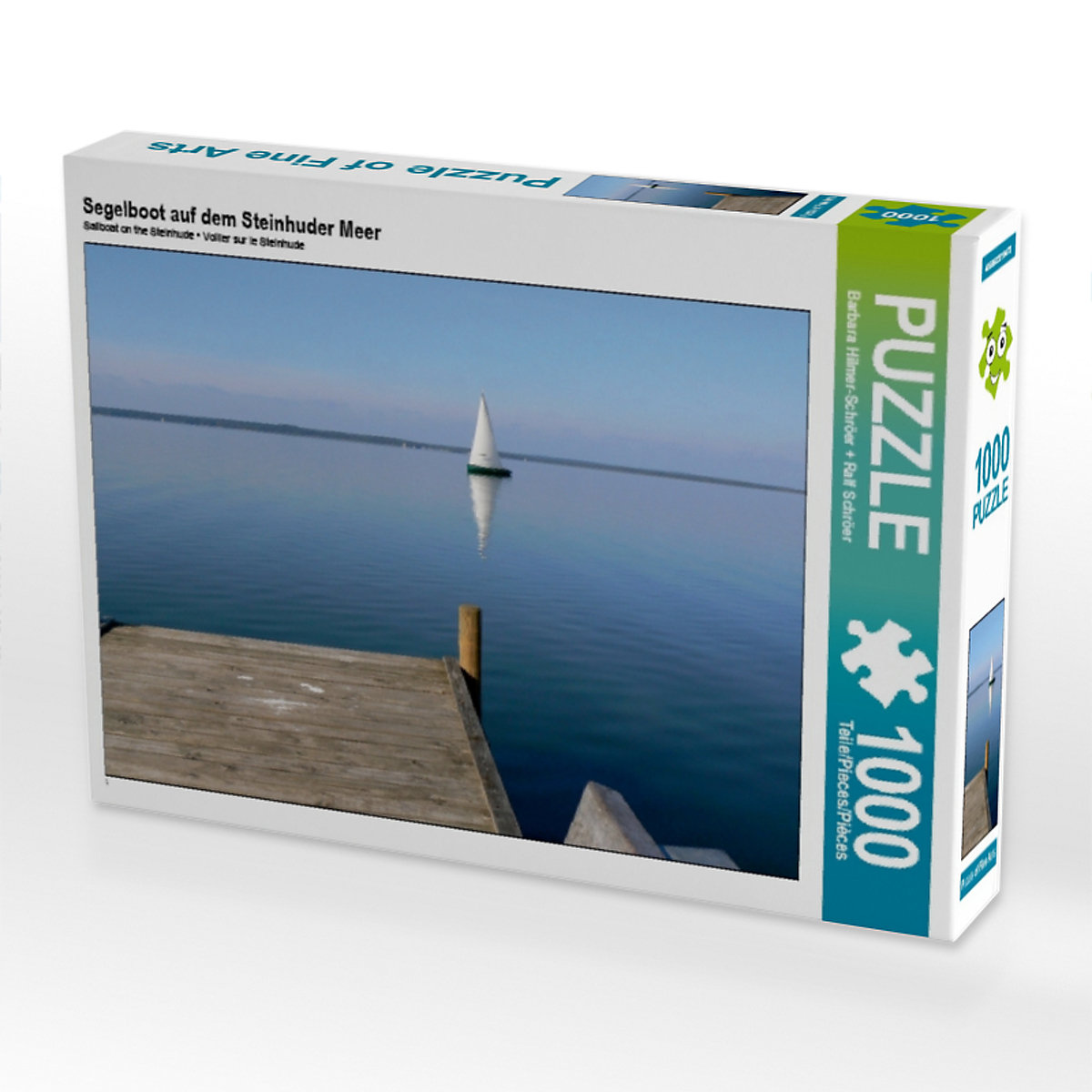 CALVENDO® Puzzle CALVENDO Puzzle Segelboot auf dem Steinhuder Meer 1000 Teile Foto-Puzzle für glückliche Stunden