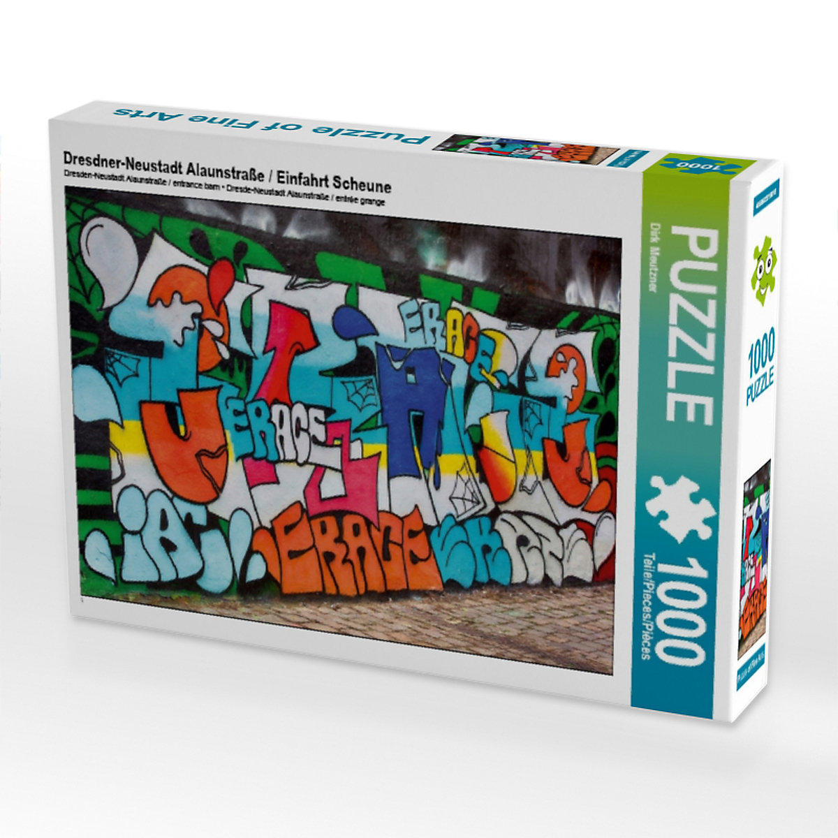 CALVENDO® Puzzle CALVENDO Puzzle Dresdner-Neustadt Alaunstraße / Einfahrt Scheune 1000 Teile Foto-Puzzle für glückliche Stunden