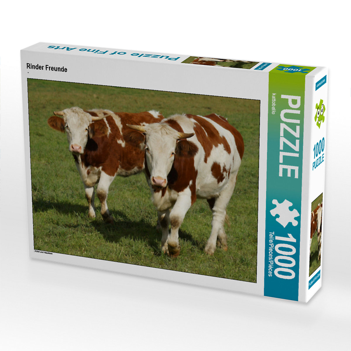 CALVENDO® Puzzle CALVENDO Puzzle Rinder Freunde 1000 Teile Foto-Puzzle für glückliche Stunden