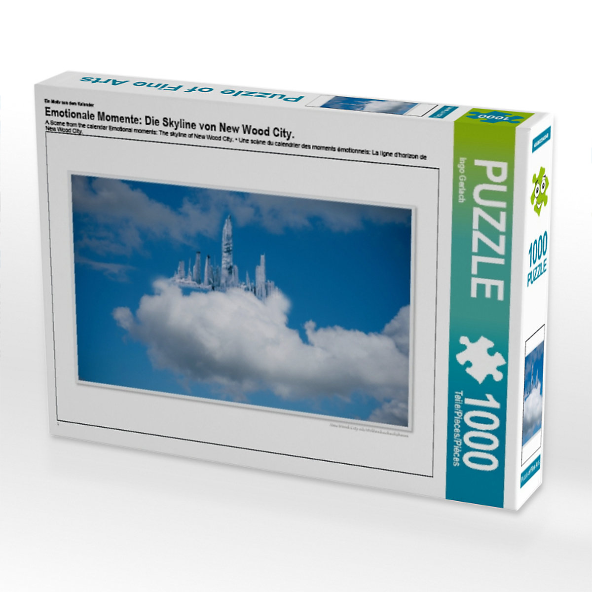 CALVENDO® Puzzle CALVENDO Puzzle Emotionale Momente: Die Skyline von New Wood City. 1000 Teile Foto-Puzzle für glückliche Stunden